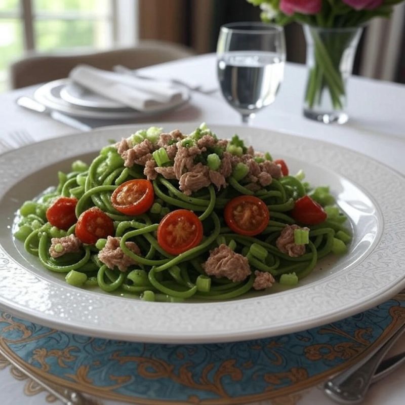Tuna and Green Pea Pasta Salad